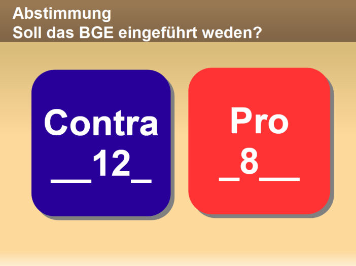 Präsentation zum bedingungslosen Grundeinkommen