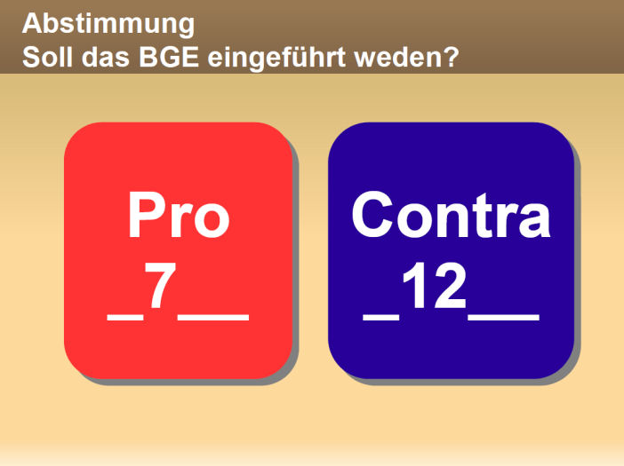 Präsentation zum bedingungslosen Grundeinkommen