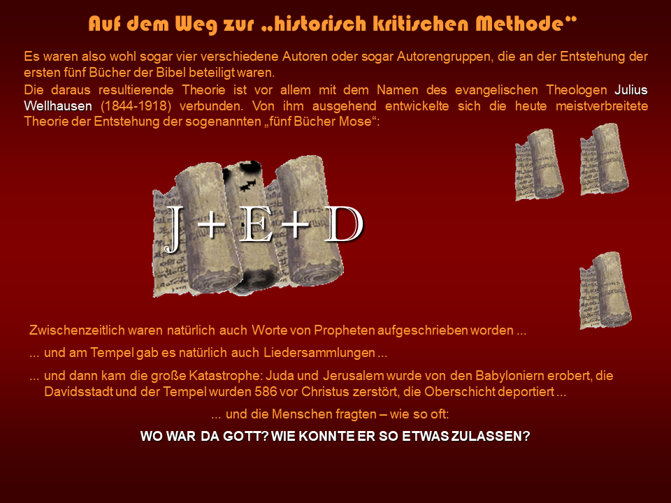 Präsentation zur Entstehung der Bibel