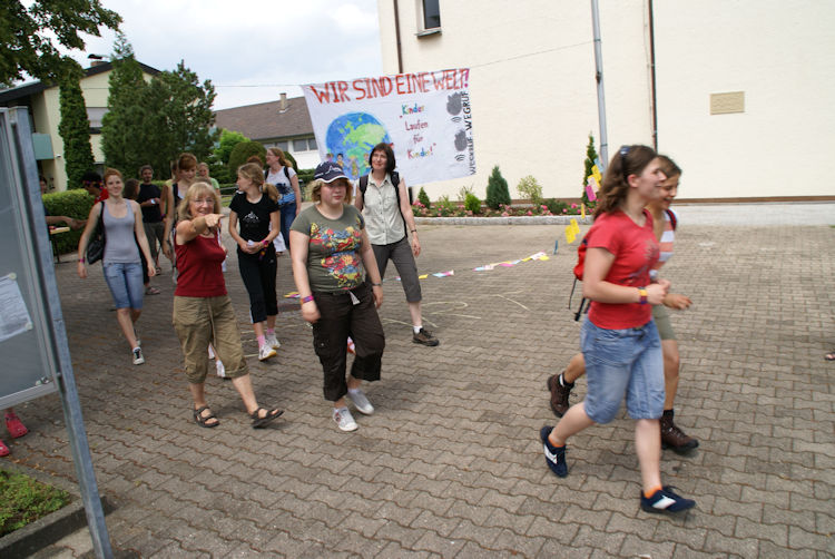 Impressionen vom Soidarirtätsmarsch am 4.7.2009