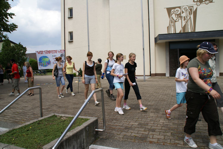 Impressionen vom Soidarirtätsmarsch am 4.7.2009