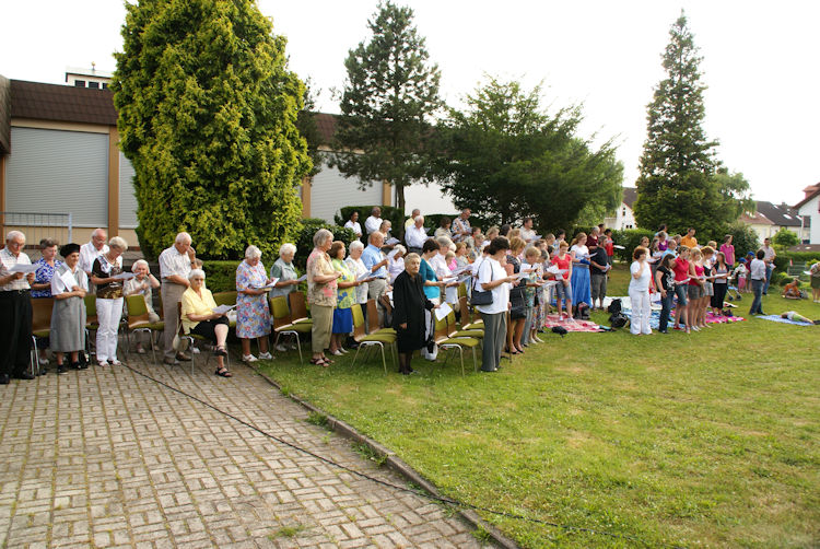 Impressionen vom Jugendgottesdienst am 4.7.2009