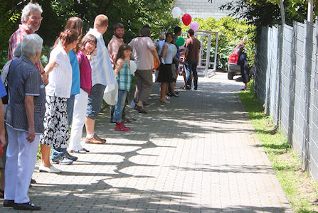 Impressionen der Menschenkette