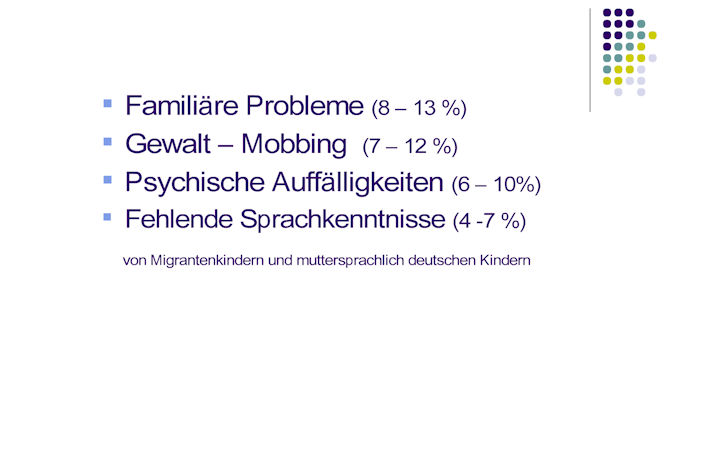 Präsentation des Ergebnisses der Lehrerbefragung