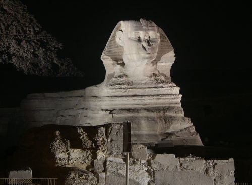 Die Sphinx bei Gizeh