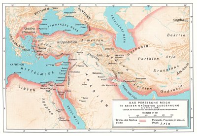 Das Persische Reich in seiner größten Ausdehnung