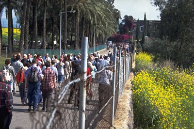 Kafarnaum - Pilger und Touristen strömen zu den Ausgrabungen