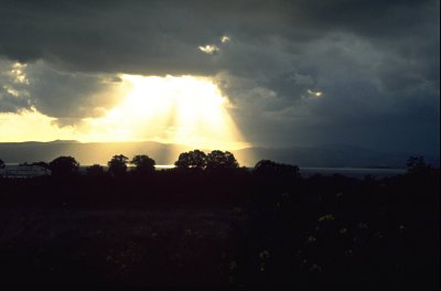 See Gennesaret - Vor einem Seesturm