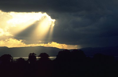 See Gennesaret - Schwere Wolken über dem See