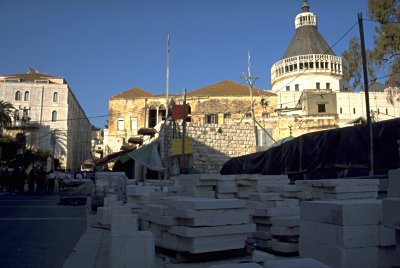 Nazaret - Blick auf die Verkündigungskirche