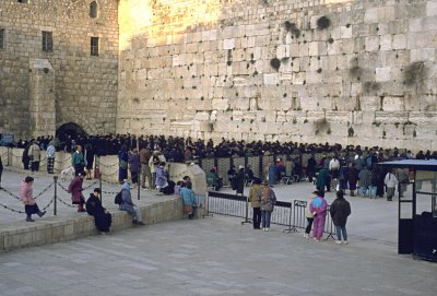 Jerusalem - Die Westmauer des Herodianischen Tempels