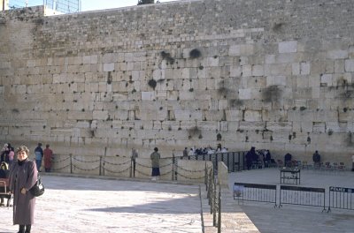 Jerusalem - An der Westmauer des Herodianischen Tempels