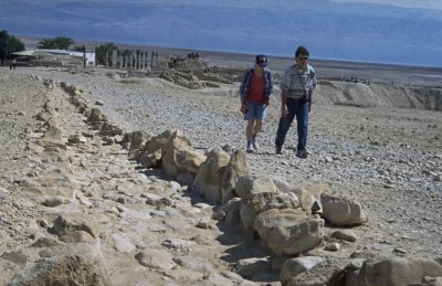 Qumran - Antiker Wasserzulauf der Siedlung