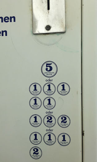 Automatenbeschriftung
