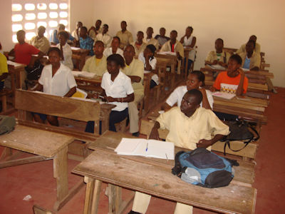 Klassenzimmer mit Schülern