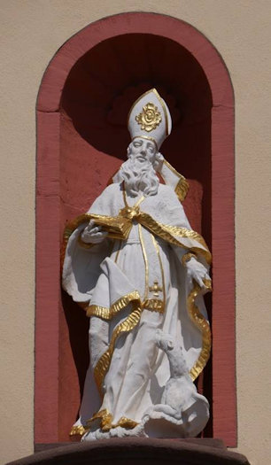 Figur des Heiligen Arbogast
