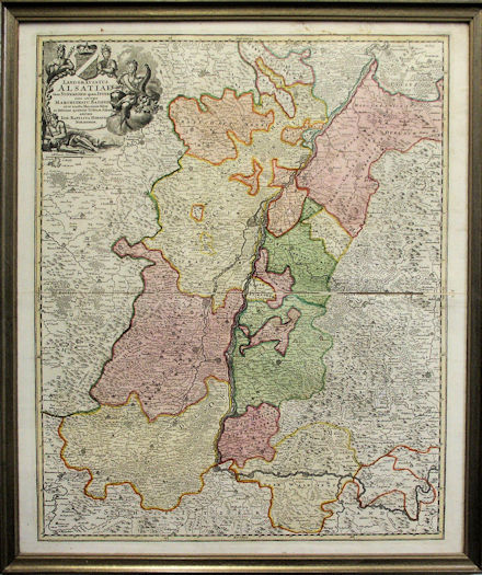 Historische Oberrheinkarte