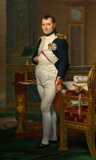 Napoleon in seinem Studierzimmer